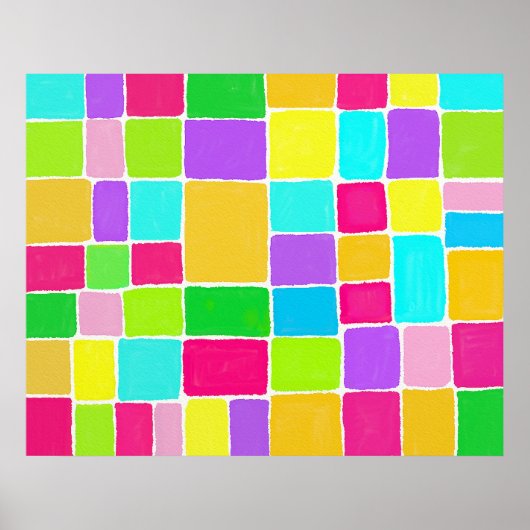 Poster Composition de l'aquarelle (Devant)