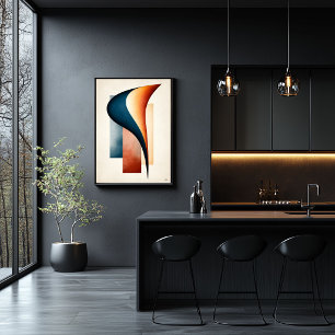 Poster Composition de lys calla Japandi minimaliste botan