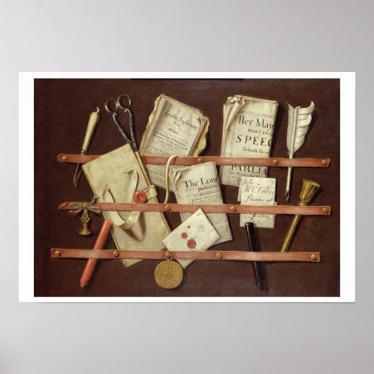 Poster Composition de Trompe L'Oeil (Devant)