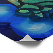 Poster Composition des bougies I - Art en toile Imprimer (Coin)