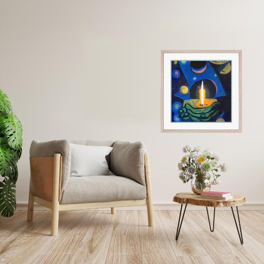 Poster Composition des bougies I - Art en toile Imprimer