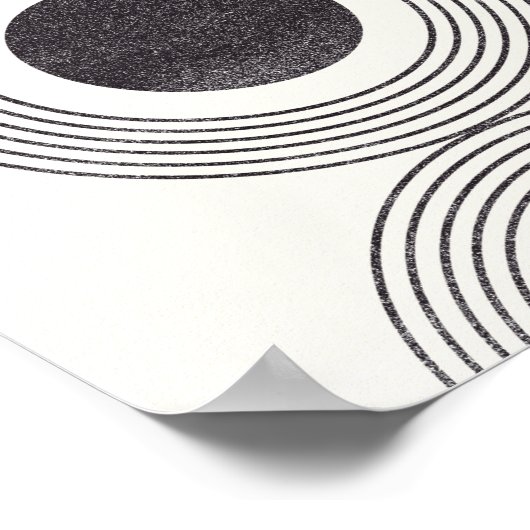 Poster Composition des cercles Abstraits (Coin)