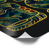 Poster Composition des glyphes du calendrier maya (Coin)