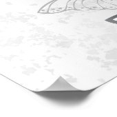 Poster Composition des White and Blue Butterflies (Coin)