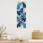 Poster Composition des White and Blue Butterflies (Cuisine)