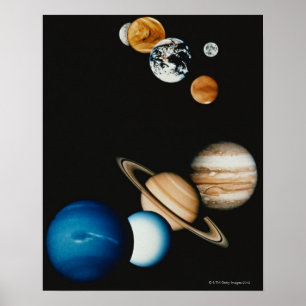 Poster Composition en planète
