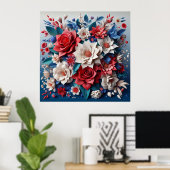 Poster Composition florale (Bureau à domicile)