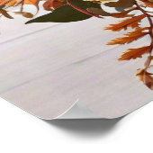 Poster Composition florale d'automne (Coin)