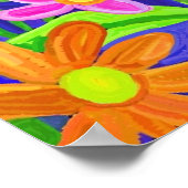 Poster Composition florale peinte (Coin)