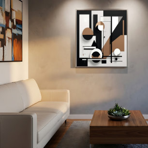 Poster Composition géométrique moderne