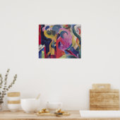 Poster Composition III par Franz Marc (Cuisine)