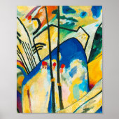 Poster Composition IV par Vassily Kandinsky (Devant)