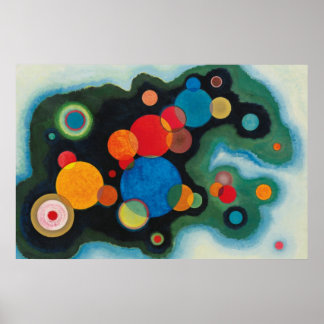 Poster Composition Kandinsky Peinture Impulsive profonde