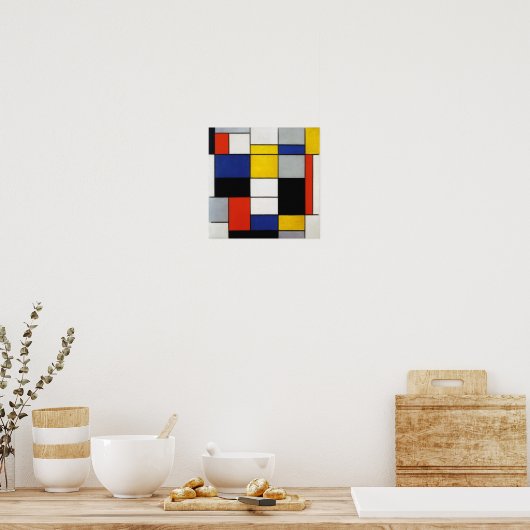 Poster Composition, Mondrian (Cuisine)