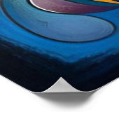 Poster Composition musicale - abstraite lyrique 12 (Coin)