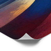 Poster Composition musicale - abstraite lyrique 13 (Coin)