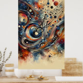 Poster Composition musicale - abstraite lyrique 14 (Cuisine)