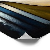 Poster Composition musicale - pièce abstraite lyrique 01 (Coin)