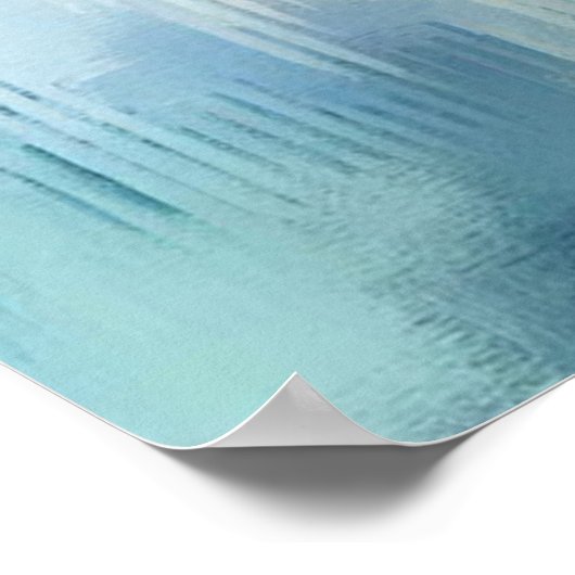 Poster Composition musicale - pièce abstraite lyrique 06 (Coin)