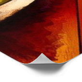 Poster Composition musicale - pièce abstraite lyrique 19 (Coin)