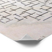 Poster Composition no 10, Quai et océan | Mondriaan | (Coin)