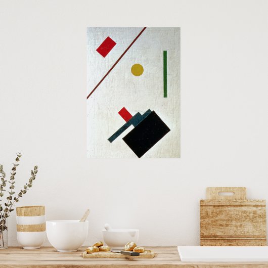Poster Composition suprématiste, 1915 (Cuisine)