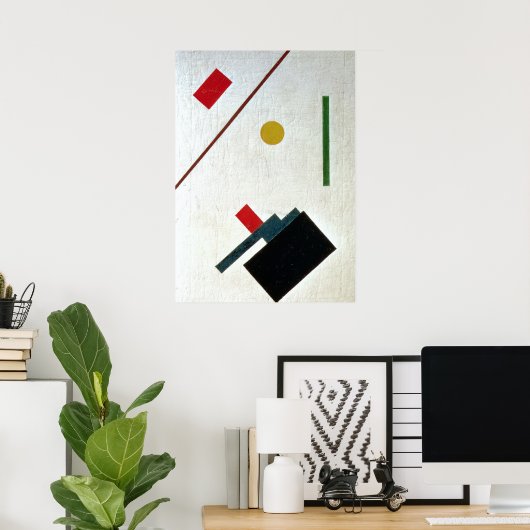Poster Composition suprématiste, 1915 (Bureau à domicile)