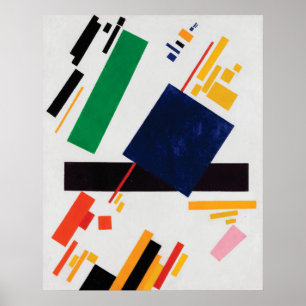 Poster Composition suprématiste par Kazimir Malevich