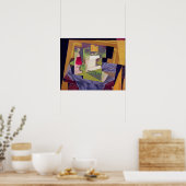Poster Composition sur un tableau, 1916 (Cuisine)