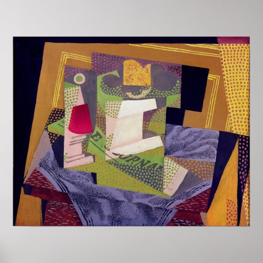 Poster Composition sur un tableau, 1916 (Devant)