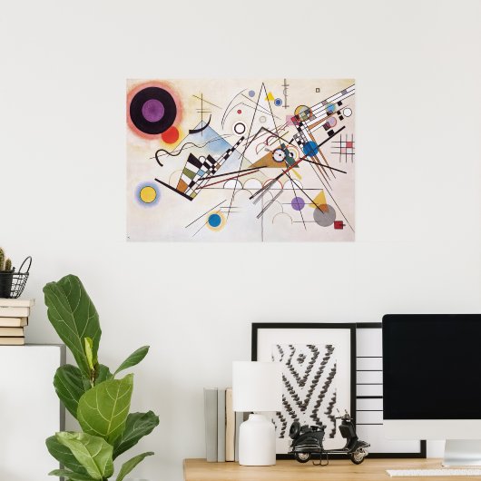 POSTER COMPOSITION VIII (Bureau à domicile)