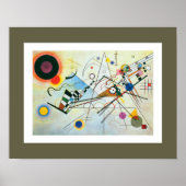 Poster Composition VIII par Wassily Kandinsky (Devant)