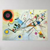 Poster Composition VIII par Wassily Kandinsky (Devant)
