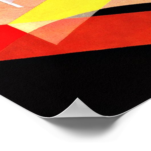 Poster Composition Z, VIII par Laszlo Moholy-Nagy (Coin)