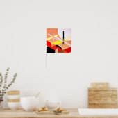 Poster Composition Z, VIII par Laszlo Moholy-Nagy (Cuisine)