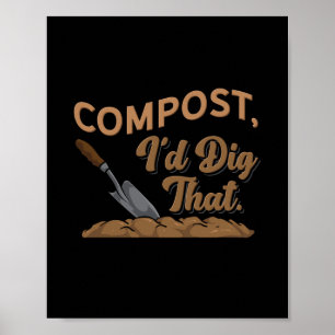 Poster Compost de jardinage