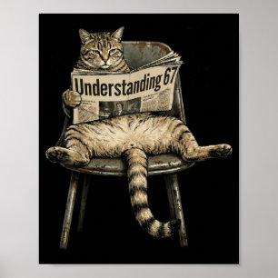 Poster Comprendre 67 humour de chat drôle mème de chat pa