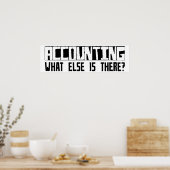 Poster Comptabilisation Qu'Y A-T-Il D'Autre ? (Cuisine)