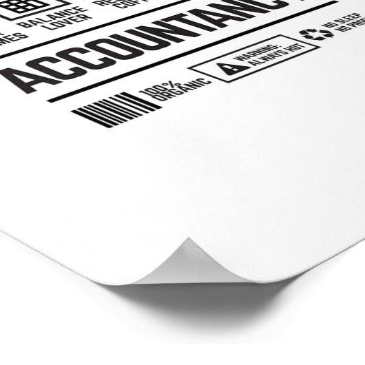 Poster comptabilité (Coin)