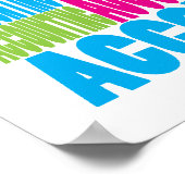 Poster Comptabilité colorée (Coin)