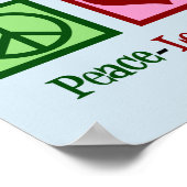 Poster Comptabilité de l'amour pour la paix (Coin)