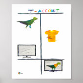 Poster Comptable Bureau de comptabilité comptable des com (Devant)