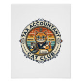 Poster Comptable Fiscale Chat Mignon Kitty Design - Compt (Devant)