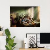 Poster Comptable - Le département de comptabilité 1902 (Bureau à domicile)