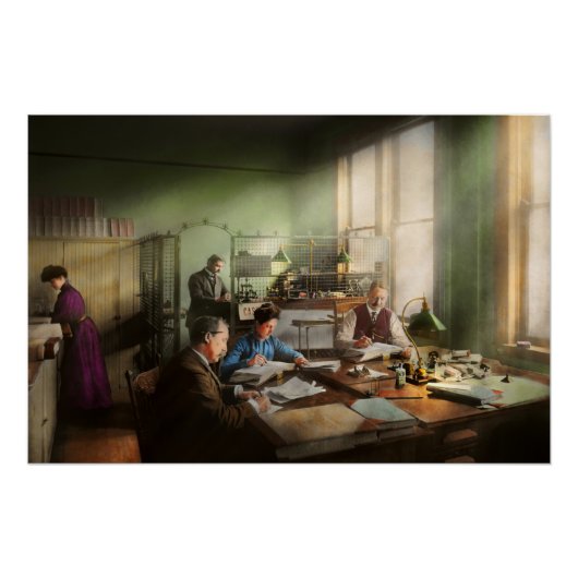 Poster Comptable - Le département de comptabilité 1902 (Devant)