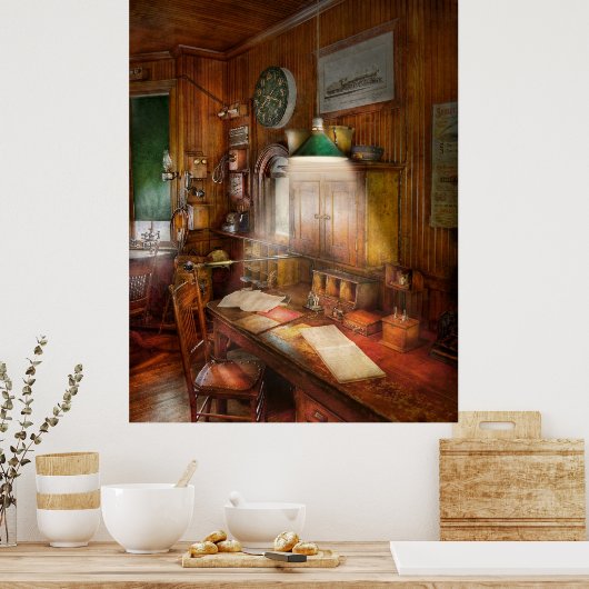 Poster Comptable - Nouvelle saison fiscale (Cuisine)