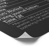 Poster Comptable Nutrition Fact, Nutrition Fact (Coin)