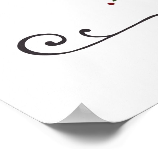 Poster Compte à rebours de Noël (Coin)