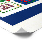 Poster Compte à rebours de Noël en famille Calendrier de (Coin)