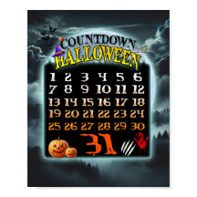Compte à rebours pour Halloween